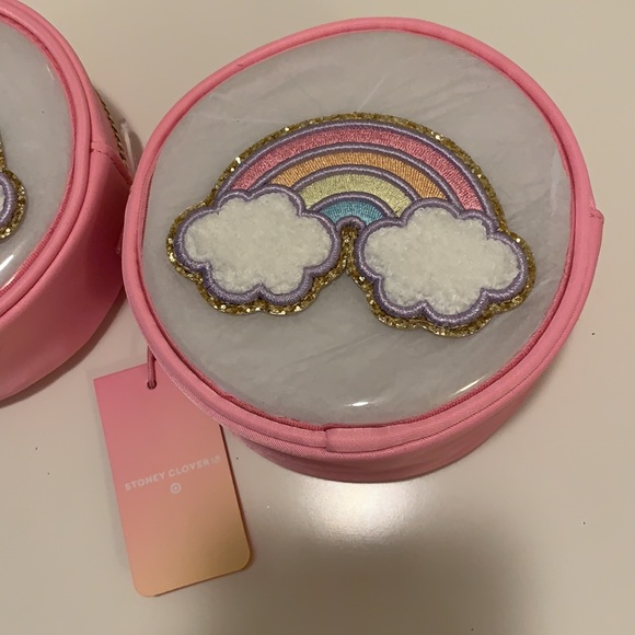 🎉ONE LEFT!🎉 Stoney Clover Lane x Target Rainbow Patch Mini Circle Pouch - Picture 1 of 14
